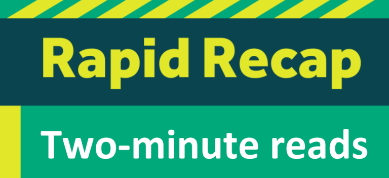 Rapid Recap – Introduction – North West Ambulance